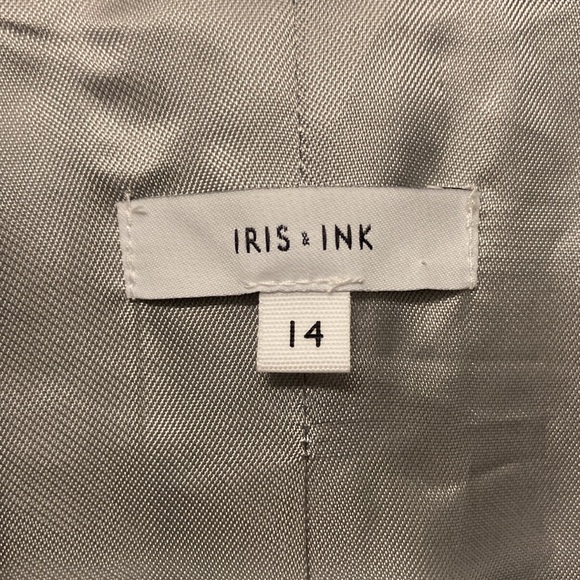 IRIS & INK grey blazer size 14 - Picture 3 of 15